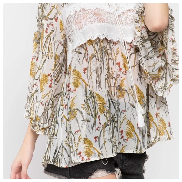 Kalee Woven Babydoll Top - Picture 6 of 10